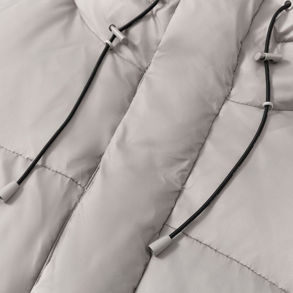 Пуховик Ymkashix Star светло-серый