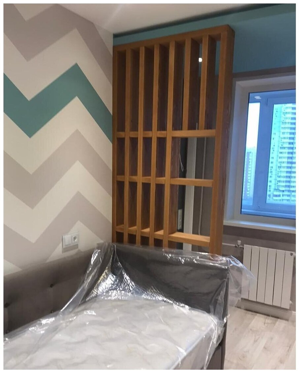 Дизайнерская перегородка из Сосны 40х150мм