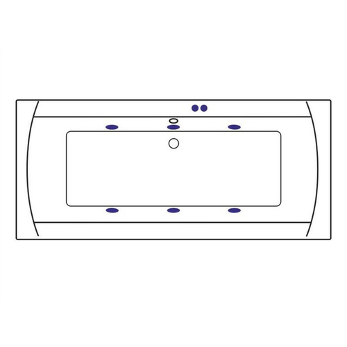 Акриловая ванна Excellent Aquaria Lux Soft 180x80 WAEX.AQU18.SOFT