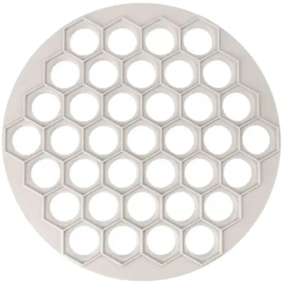 Пельменница 37 ячеек d-24,5см (Светло-бежевый)