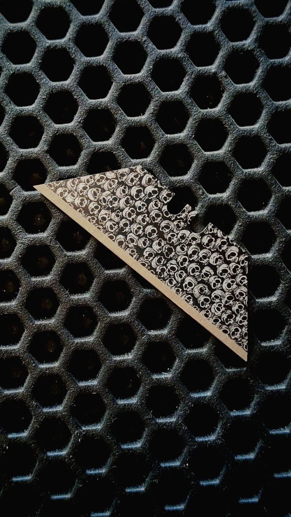 Сменные лезвия с гравировкой. Черепа Сет№2