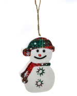 Подвеска снеговик 12 см
