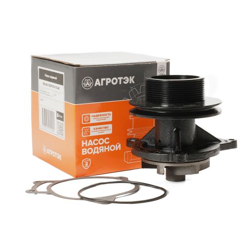 740.63-1307010-10 AE Насос водяной двойной шкив под кондиционер КАМАЗ с двигателями 740.60-360, 740.