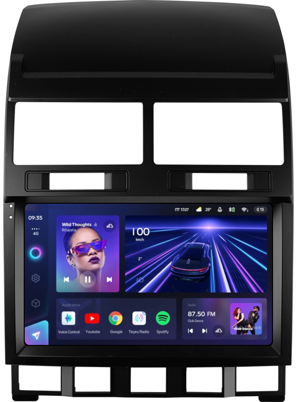 Магнитола для Volkswagen Touareg 2002-2010 - Teyes CC3L на Android 10, 8-ядер, CarPlay, 4G SIM-слот