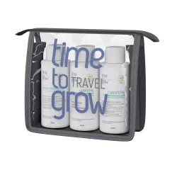 TIME TO GROW ДОРОЖНЫЙ НАБОР (восстанавливающий шампунь, восстанавливающая сыворотка,маска-прешампунь "глубокое очищение")