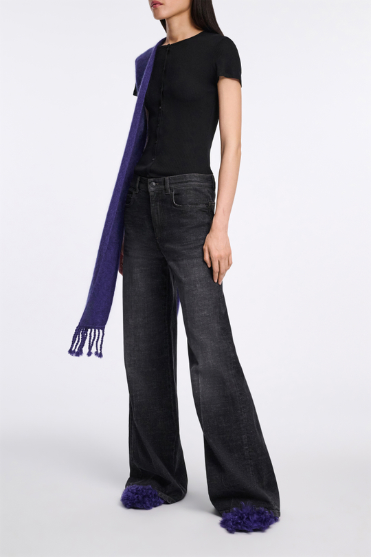 Джинсы из хлопка