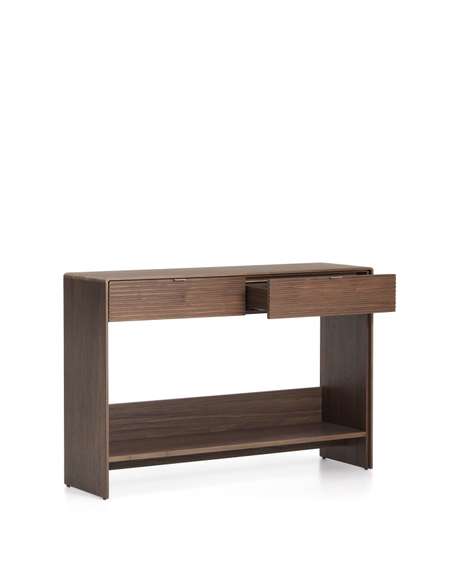 Буфет Norlen с 2 ящиками и полкой из орехового шпона 120 x 81 см