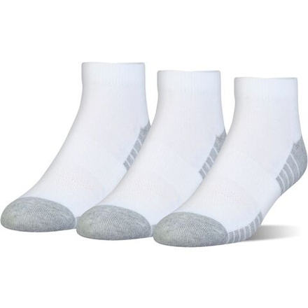 Теннисные носки Under Armour UA HeatGear Low Cut Jr - 3 par/white