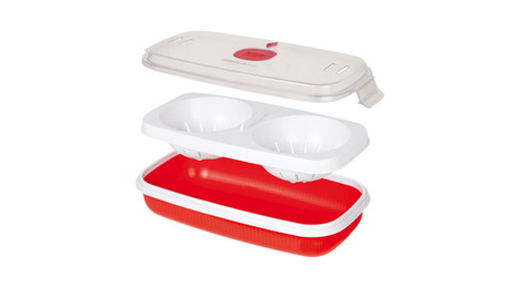 Контейнер для приготовления яиц пашот и омлета в СВЧ 0,75л 2 порции SNIPS