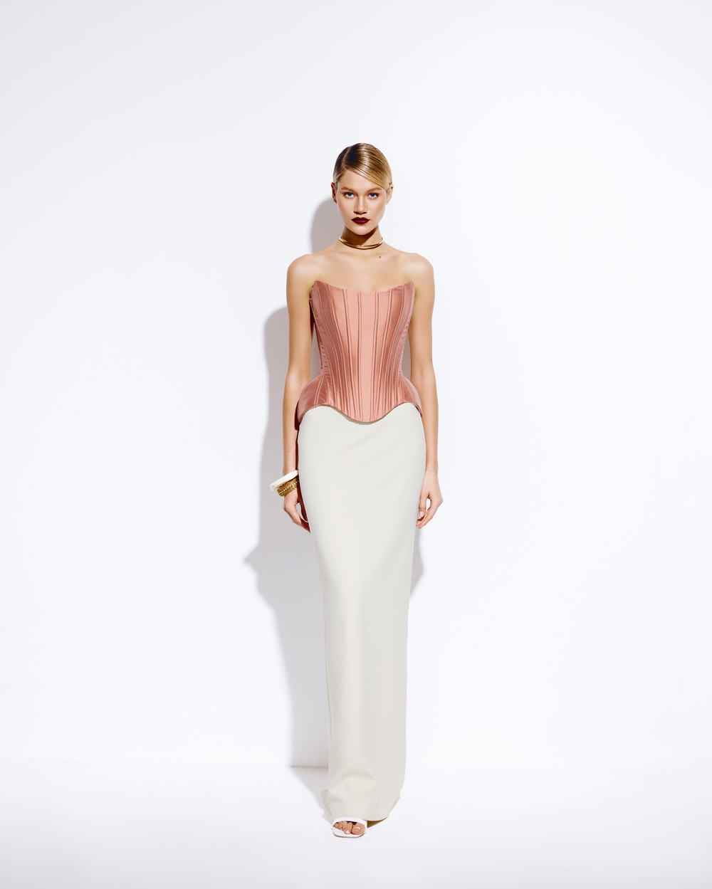 Юбка макси на низкой посадке