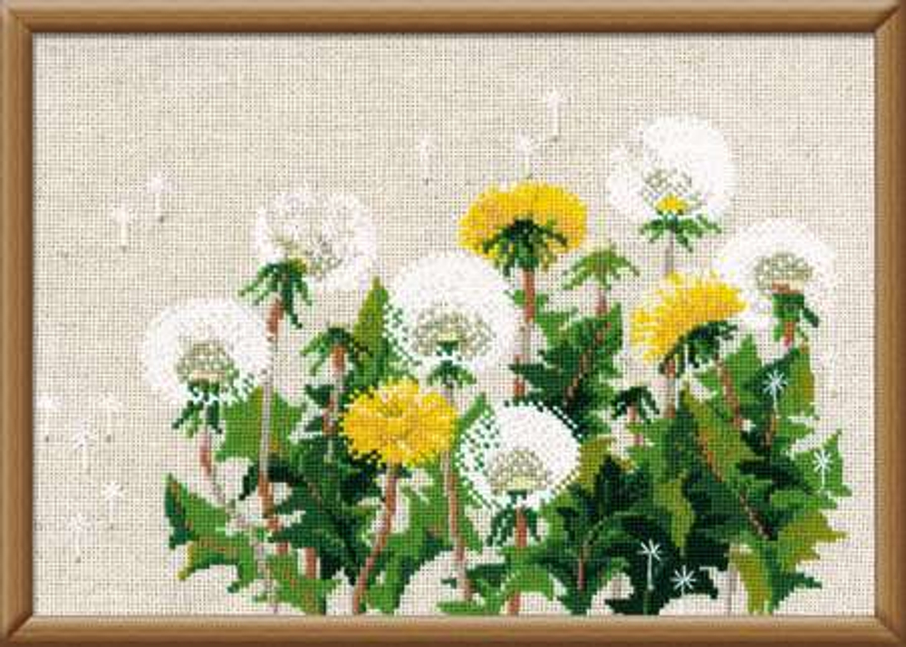 производитель РИОЛИС ¶артикул 807¶размер 30х21¶техника счетный крест¶тематика цветы¶состав канва 15