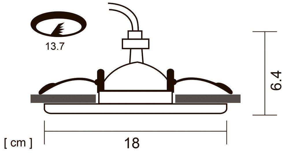 Точечный встраиваемый светильник Arte Lamp