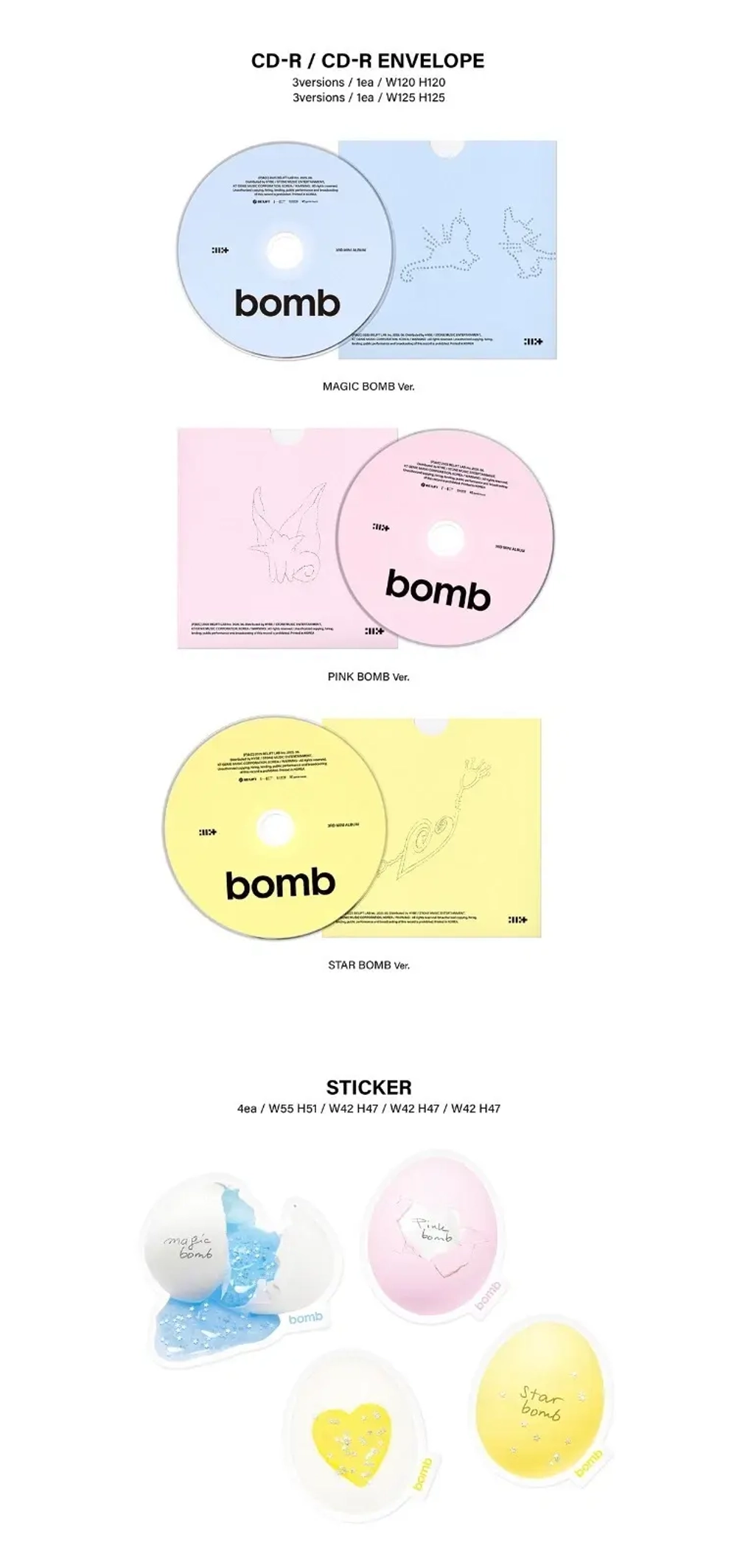 Альбом ILLIT - bomb (Pink Bomb ver.)