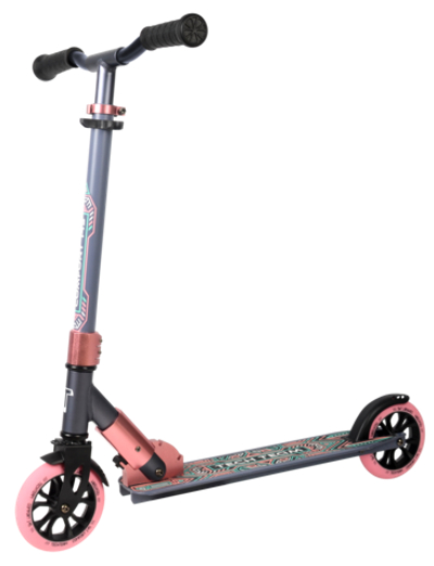 Детский самокат Tech Team ​Comfort 145 2022 фиолетово-розовый