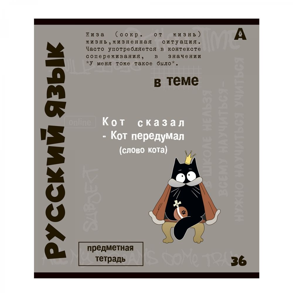 Тетрадь предметная 36л. А5 "Русский язык", линия, со справочным материалом, скрепка, мелованный картон (стандарт), блок офсет, Alingar "Тема" Тетрадь предметная 36л. А5 "Русский язык", линия, со справочным материалом, скрепка, мелованный картон (стандарт), блок офсет, Alingar "Тема"