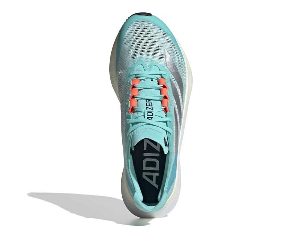 Кроссовки для бега женские adidas Adizero Boston 12 W Голубо-серебристые