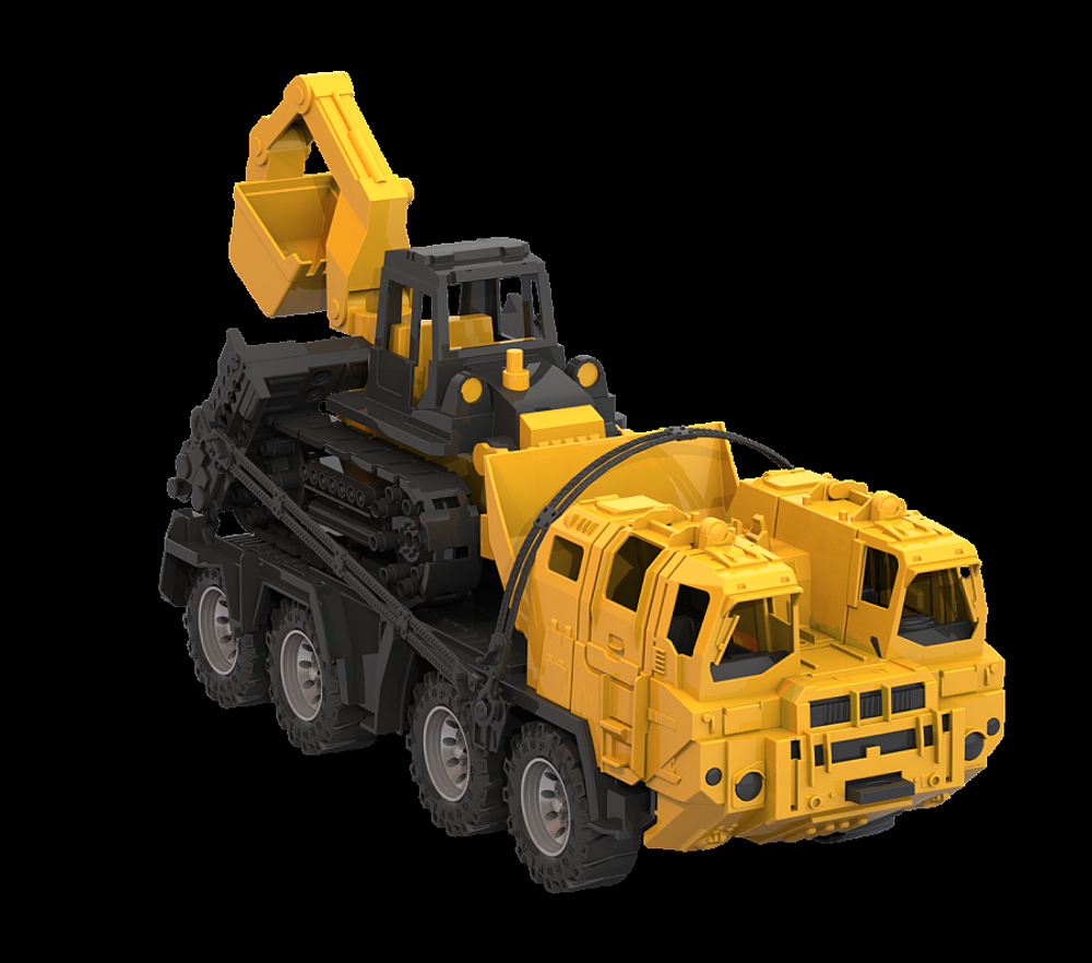 Тягач «Урал» с трактором (Нордпласт)