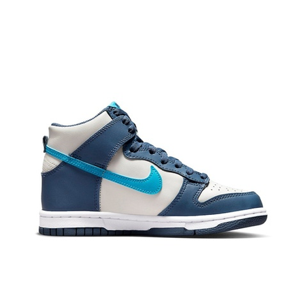 Кроссовки Nike Dunk High Light Bone Diffused Blue
