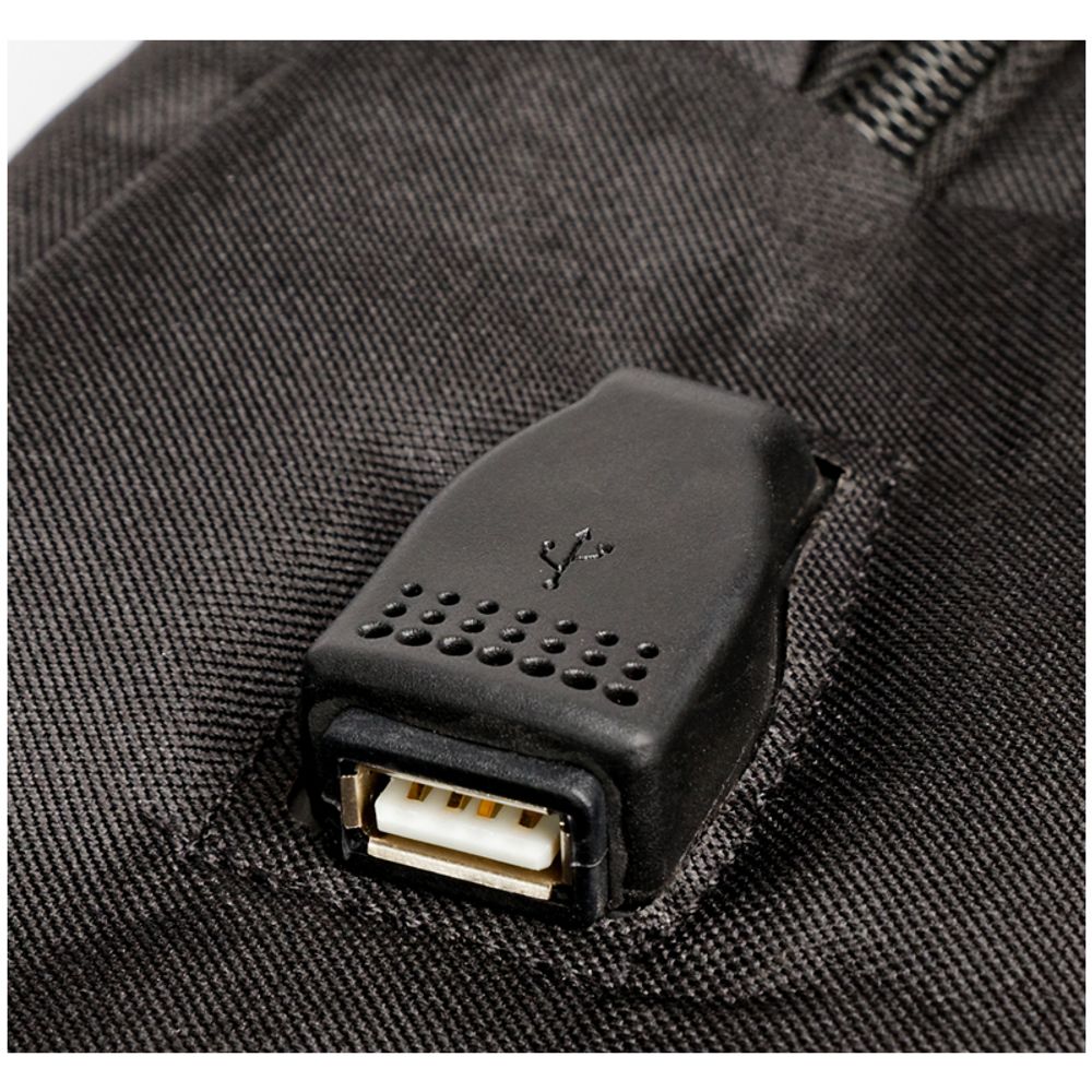 Рюкзак для ноутбука 16-17” ArtSpace Urban "Type-1", 40*30*11см, 1 отделение, 3 карм., USB разъем, уплотн. спинка