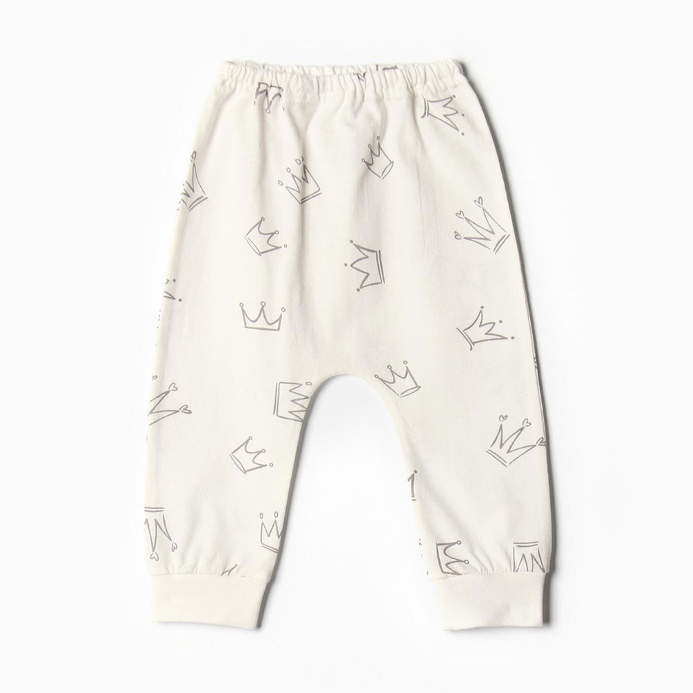 Ползунки Короны, р. 74 см, молочный 9932308 (Bloom Baby)