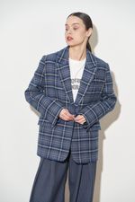 ПИДЖАК В КЛЕТКУ СИНИЙ|СВЕТЛО-ЖЕЛТЫЙ