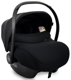 Детская коляска Bexa Ideal Eco 3 в 1 с автокреслом Avionaut Cosmo IE05 черный+св.серая кожа