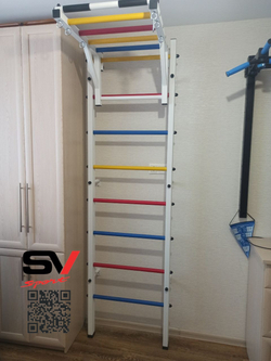 Монтаж шведской стенки Sv Sport в бетонные, кирпичные стены