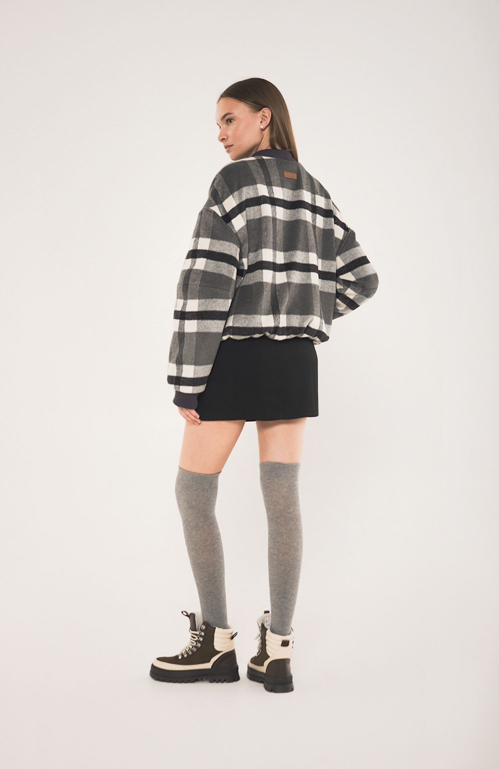 Бомбер Alexandra Talalay двухсторонний AW020 Черный