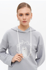 23314 Худи женское (серый)
