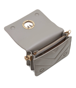 Кожаная сумка через плечо love click mini Pinko - серый(100067 A136)