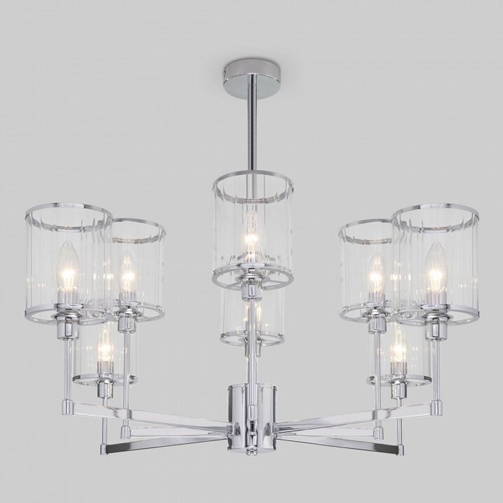 Люстра на штанге Eurosvet Inari 60144/8 хром