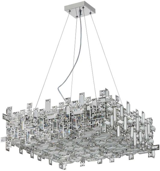 Люстра подвесная хрустальная 2171/09/10P Stilfort, серия Tetrix