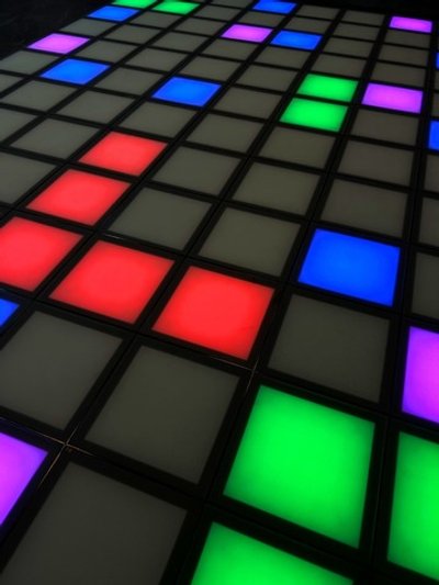 Интерактивный светодиодный пол "Арена Pixel battle"