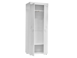 Шкаф 2-х дверный (гл.410) Монако МН-42 белое дерево