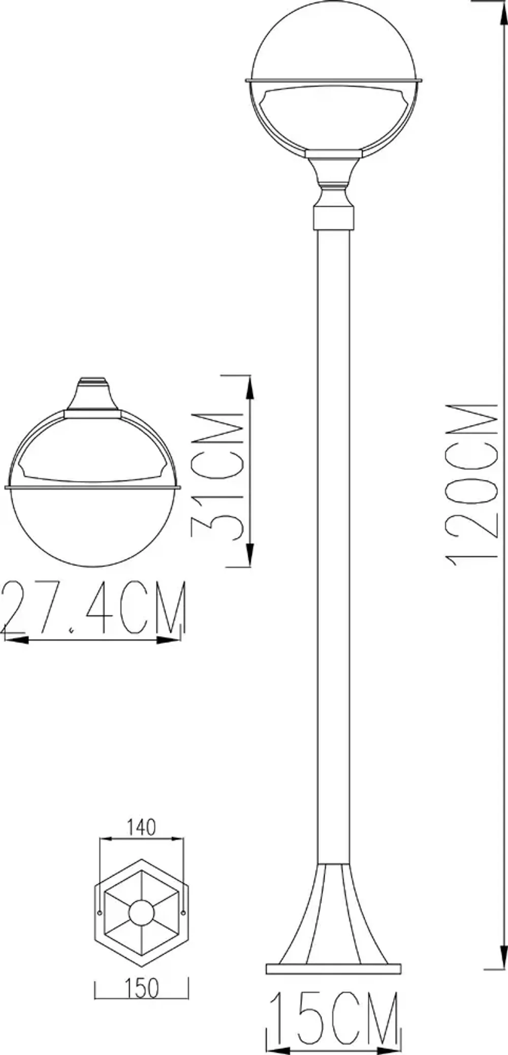 Ландшафтный светильник Arte Lamp