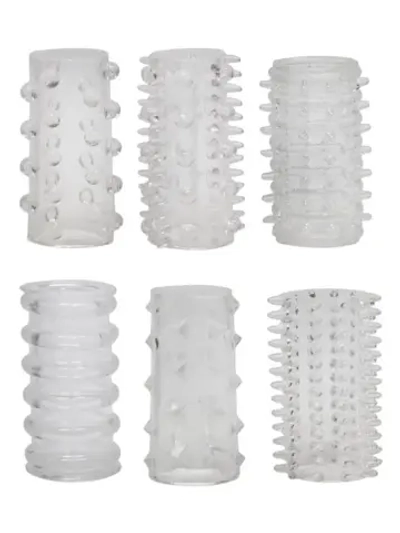 Набор из 6 насадок с шипиками Red Roses