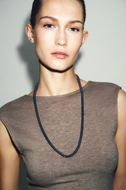 ZARA ТОП С ОТКРЫТОЙ СПИНОЙ, КОРИЧНЕВЫЙ МЕЛАНЖ