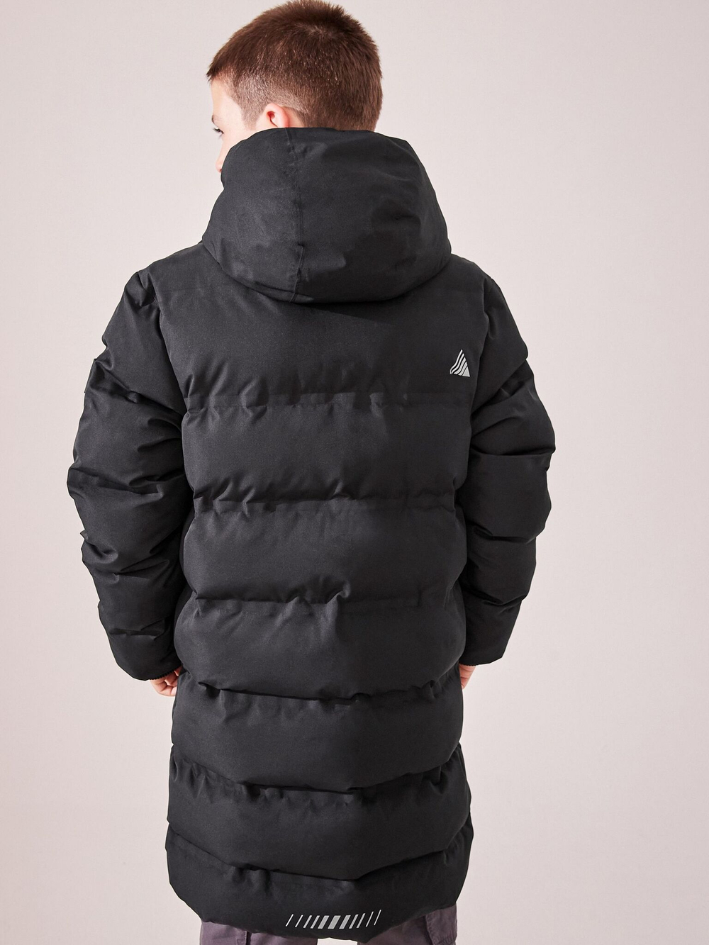 Куртка утепленная с капюшоном для мальчика Next Q51-583, Черный