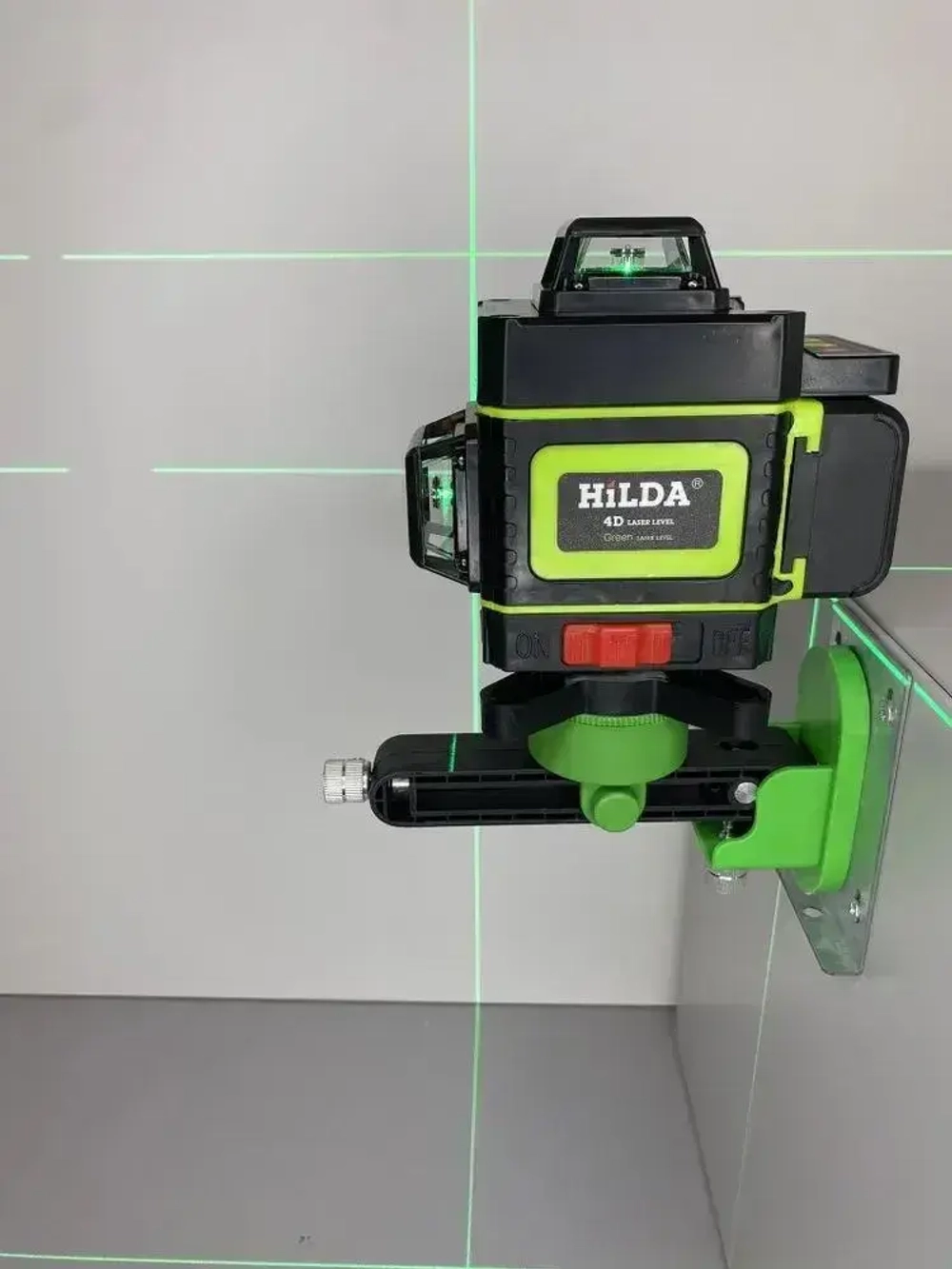 Лазерный уровень/нивелир HilDA 4D 16 Линий, Хилда, Зеленый луч