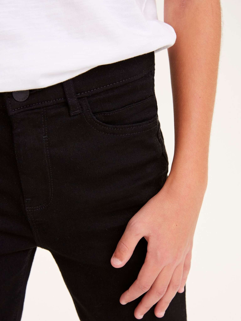 Джинсы с регулируемой талией для мальчика Next 316-063, Черный