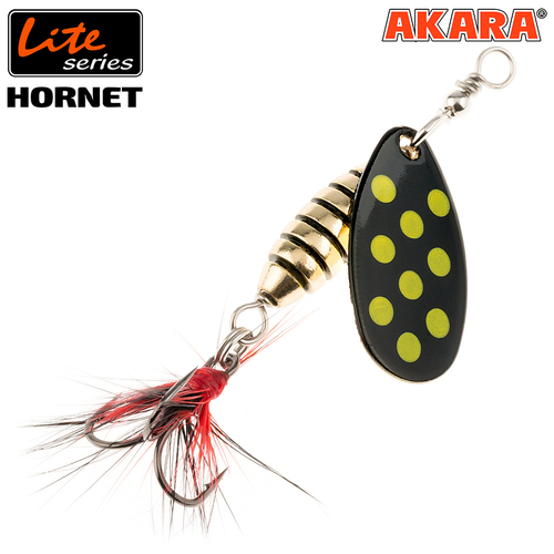 Блесна вращающаяся Akara Lite Series Hornet 1 3,5 гр. 1/8 oz. A07
