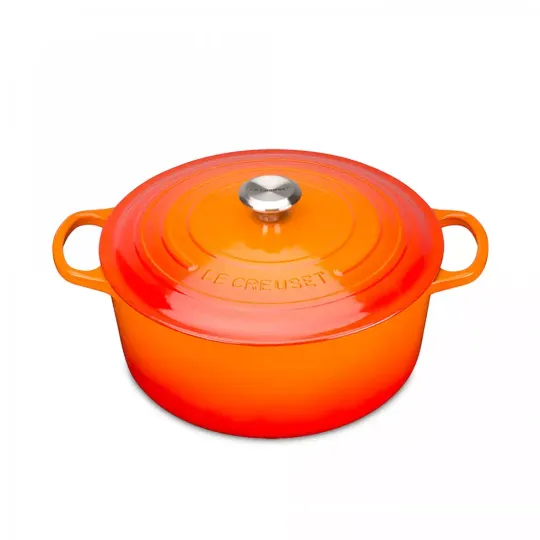 Чугунная кастрюля Le Creuset, Оранжевый