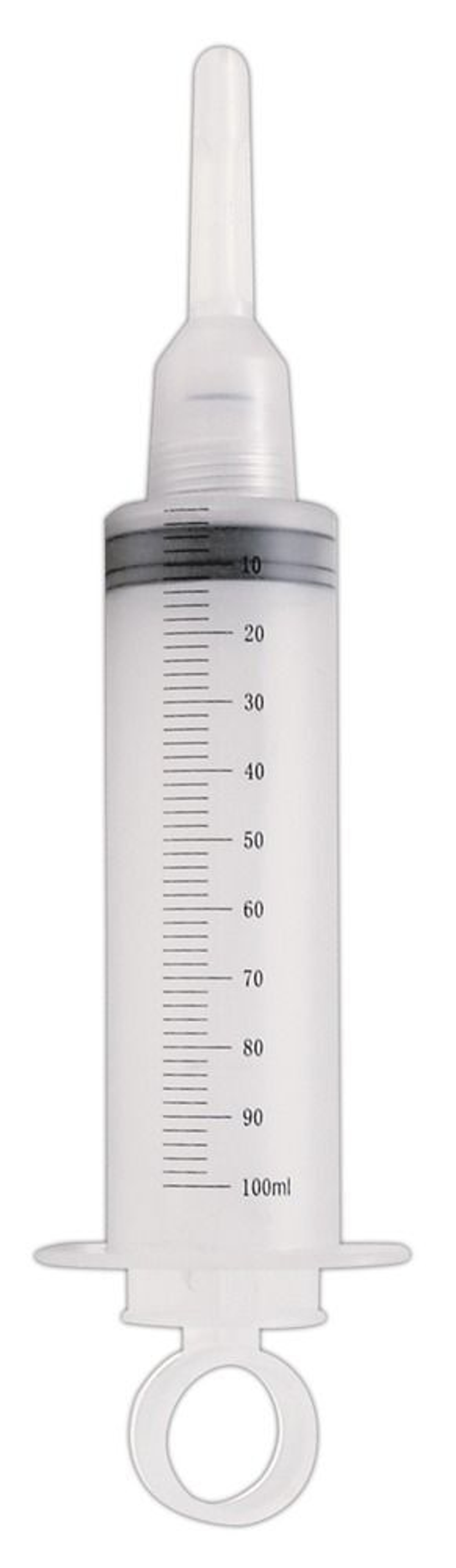 Шприц для спринцевания с двумя съемными насадками (Цвет: прозрачный)