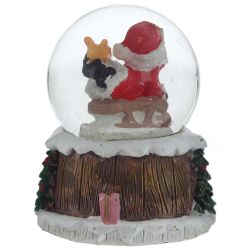 GAEM Фигурка декор в стекл шаре "Дед Мороз", D 4.5 см, L5 W5 H6,5 см, 2в.