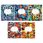 Тетрадь 18л., клетка "Мячи"( BG)