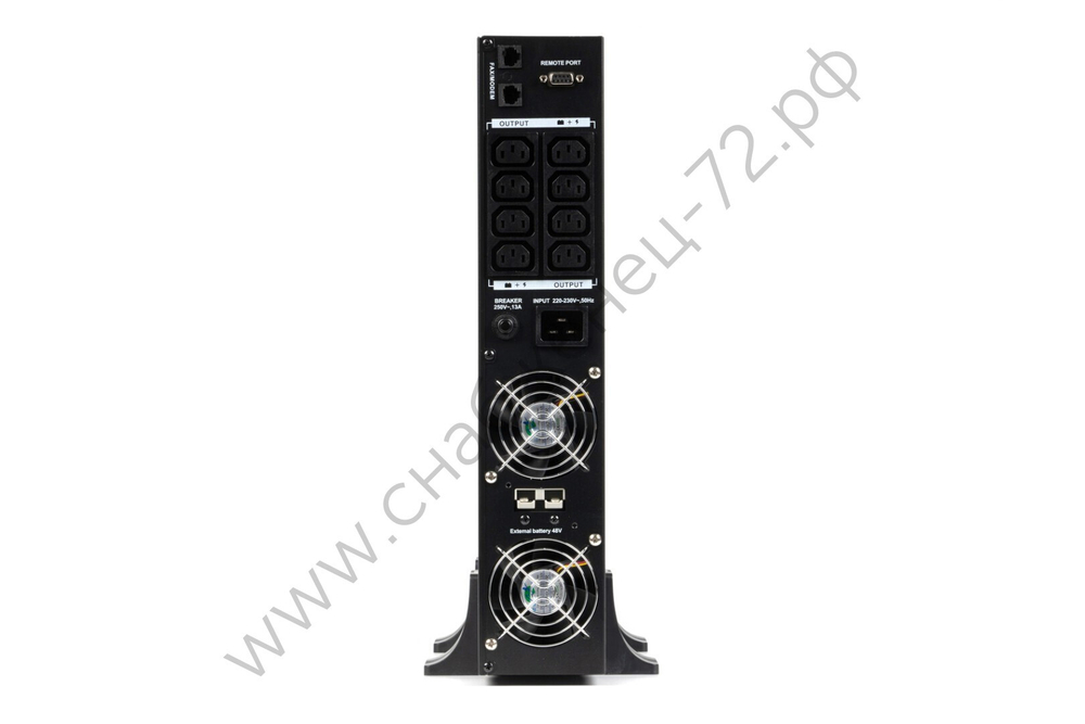 RAPAN-UPS 2000-RACK-IN-4X9-E ИБП 1400 Вт, Line-interactive, синус, встроенные АКБ 4 шт.x 9Ah