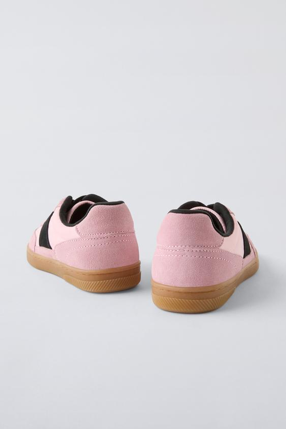 ZARA КРОССОВКИ В СТИЛЕ РЕТРО, ЦВЕТ МАЛЬВЫ