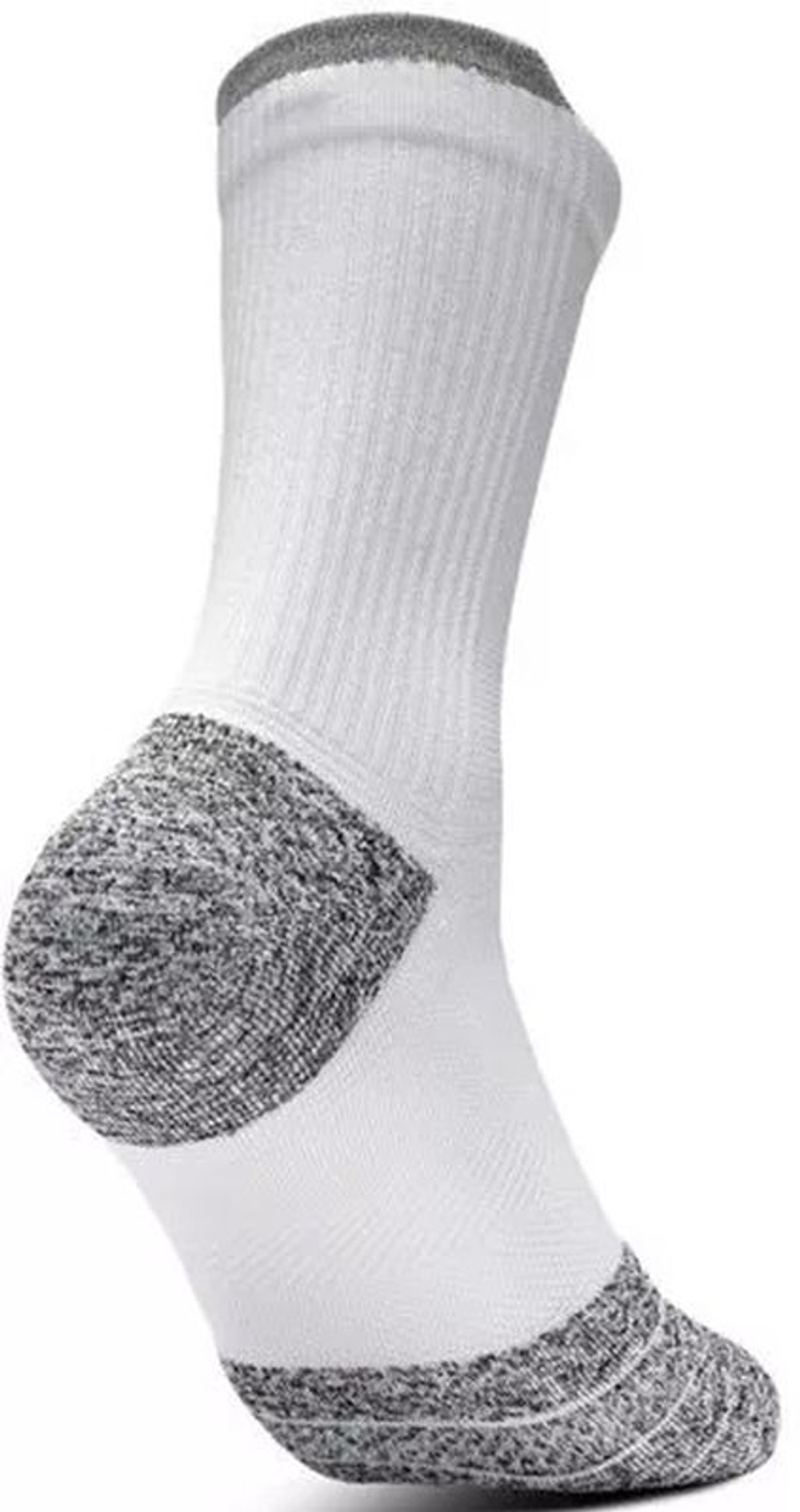 Теннисные носки Under Armour Unisex ArmourDry™ Run Cushion Mid-Crew Socks 1P - white/black