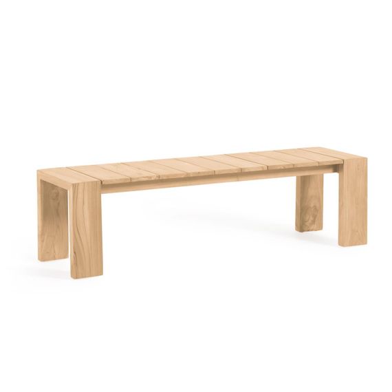 Садовая скамейка Victoire из массива тика, 215 см