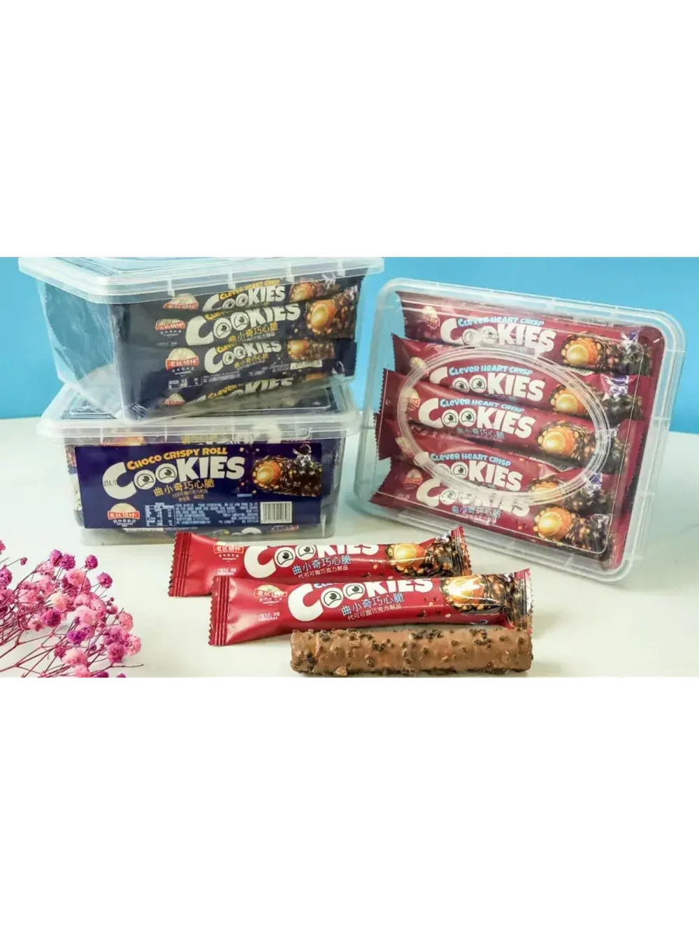 Печенье хрустящие трубочки в шоколаде 22 г * 20 шт